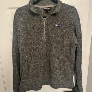 Patagonia Gray quarter zip Sweater